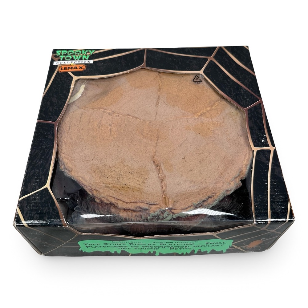 Lemax Spooky Town Small Tree Stump Display Platform Halloween Village 74637 2007